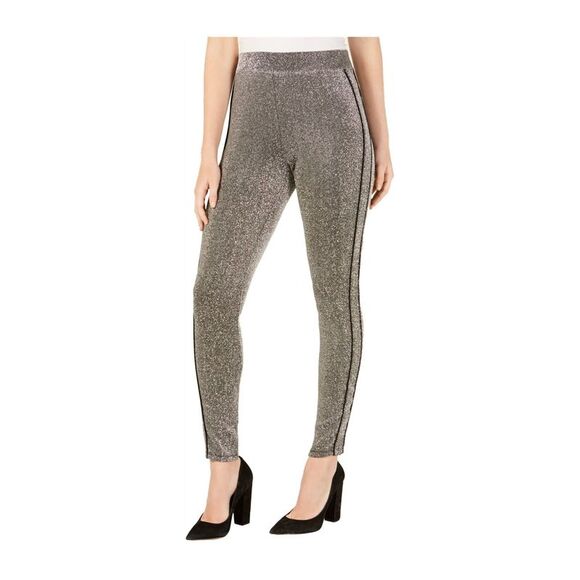 ULTRA FLIRT Pants - ULTRA FLIRT Womens Skinny Shorts Silver Evening Juniors S